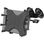 RAM-B-189-UN9-FRO1-KRU:RAM-B-189-UN9-FRO1-KRU_1:RAM® X-Grip® with Dual Suction for 9"-11" Tablets - Flat Plate