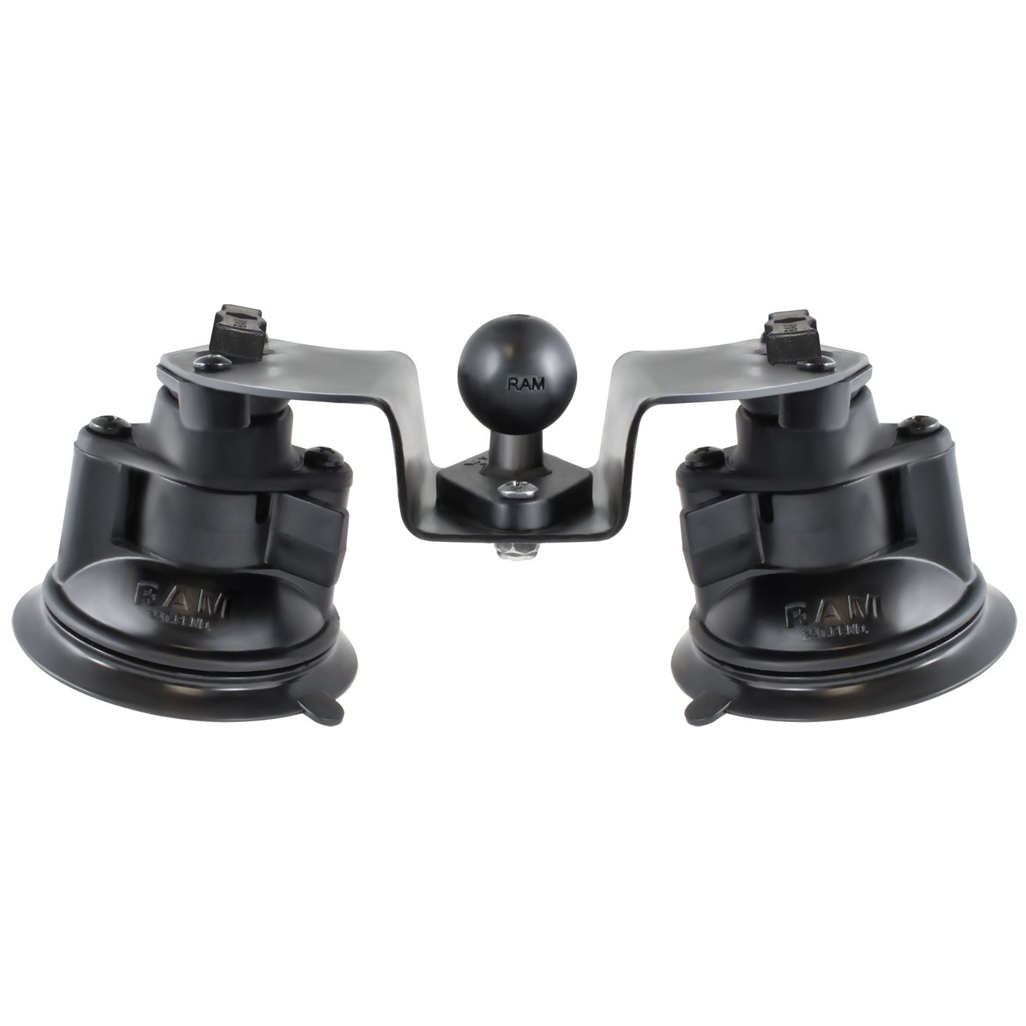 RAM-B-189B-PIV1U:RAM-B-189B-PIV1U_1:RAM® Twist-Lock™ Dual Pivot Suction Cup Base with Ball