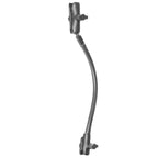 RAM-B-200-PF-12-201U:RAM-B-200-PF-12-201U_1:RAM® 20.25" Double Socket Arm B Size with Flexible Extension