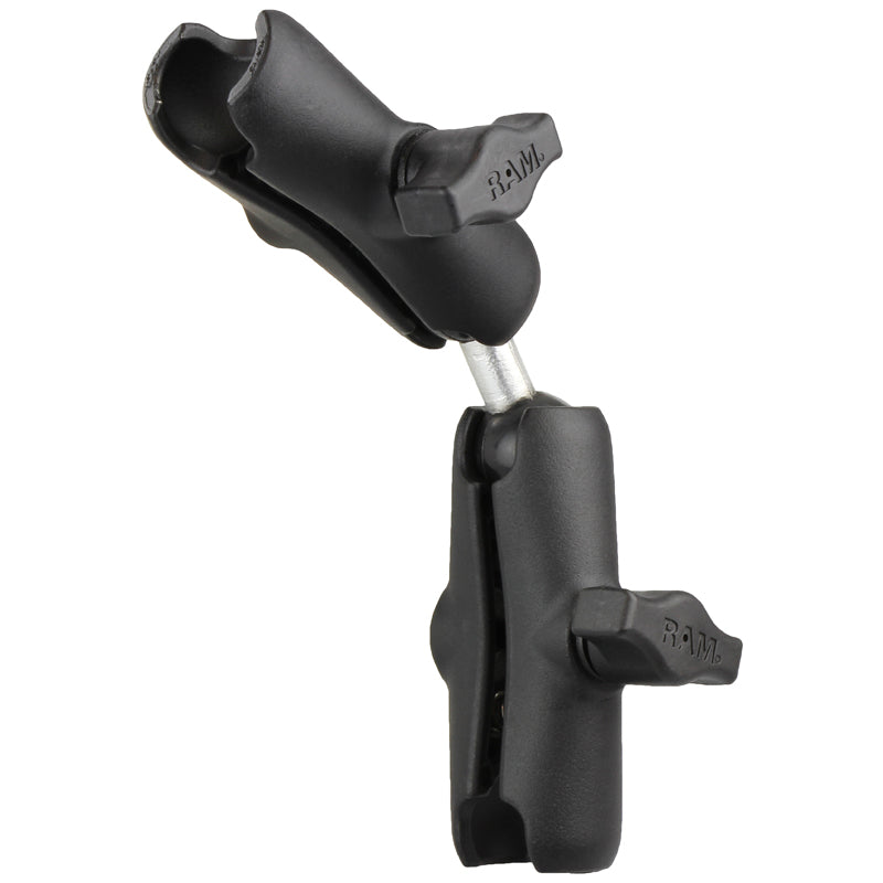 RAM-B-201-201U:RAM-B-201-201U_1:RAM® Double Socket Arm with Dual Extension and Ball Adapter - B Size