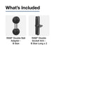 RAM-B-201C-201CU:RAM-B-201C-201CU_1:RAM® 13" Double Socket Arms - Dual Long B Size