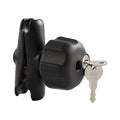 RAM-B-201LU:RAM-B-201LU_1:RAM® Double Socket Arm with Key Lock Knob - B Size Medium