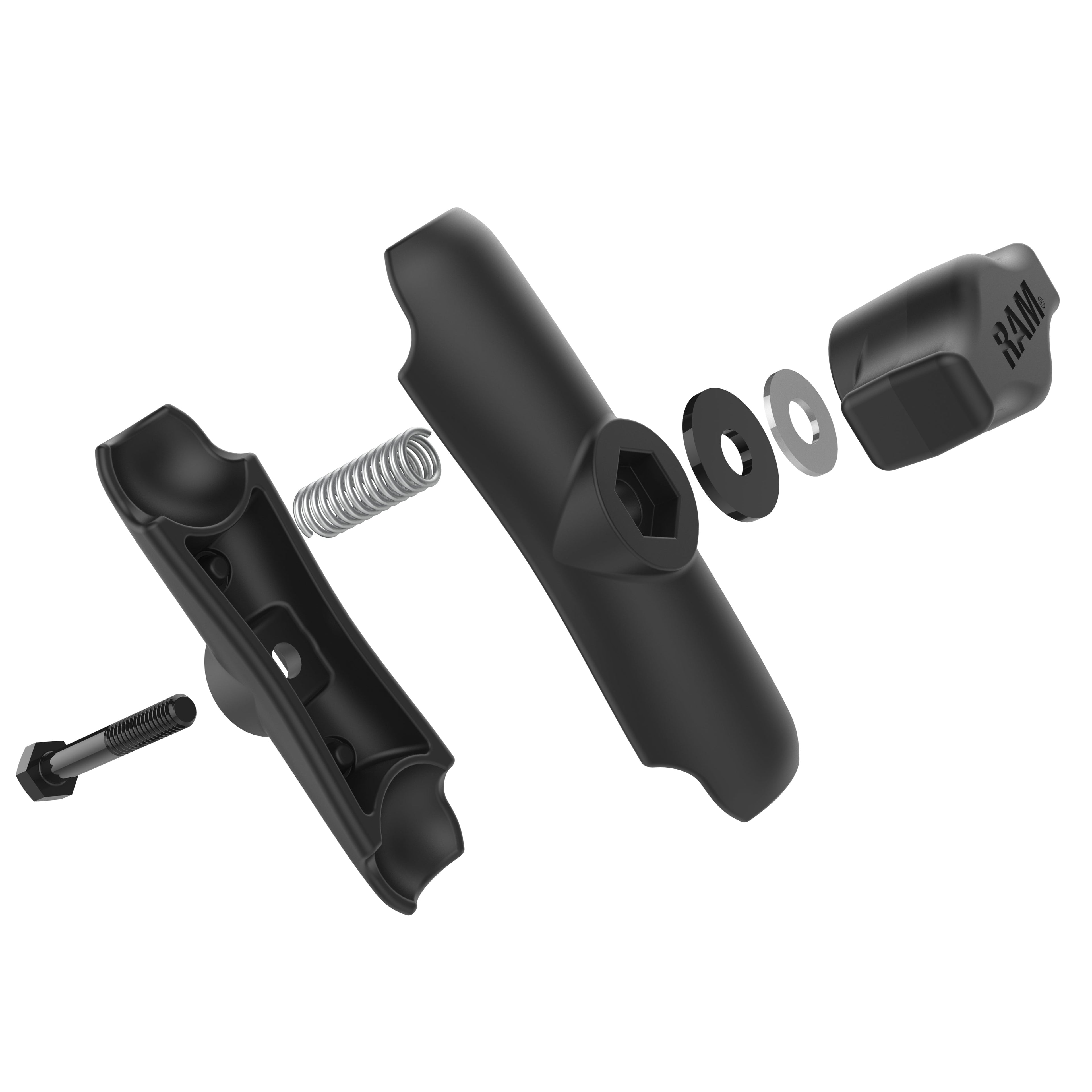 RAM-B-201U:RAM-B-201U_1:RAM® Double Socket Arm - B Size Medium