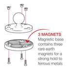 RAM-B-202-339U:RAM-B-202-339U_1:RAM® Magnetic Ball Base