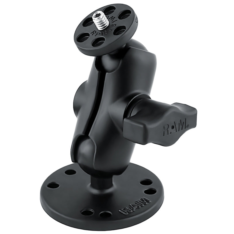 RAM-B-202-A-366U:RAM-B-202-A-366U_1:RAM® Drill-Down Mount with 1/4"-20 Threaded Camera Adapter