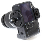 RAM-B-202AU:RAM-B-202AU_1:RAM® Ball Adapter with Round Plate and 1/4"-20 Threaded Stud - B Size