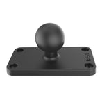 RAM-B-202U-153:RAM-B-202U-153_1:RAM® Ball Base with 1" x 2.5" 4-Hole Pattern - B Size