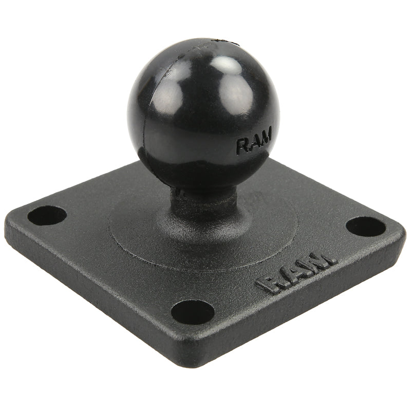 RAM-B-202U-22:RAM-B-202U-22_1:RAM® Ball Base with 1.5" x 1.5" 4-Hole Pattern - B Size