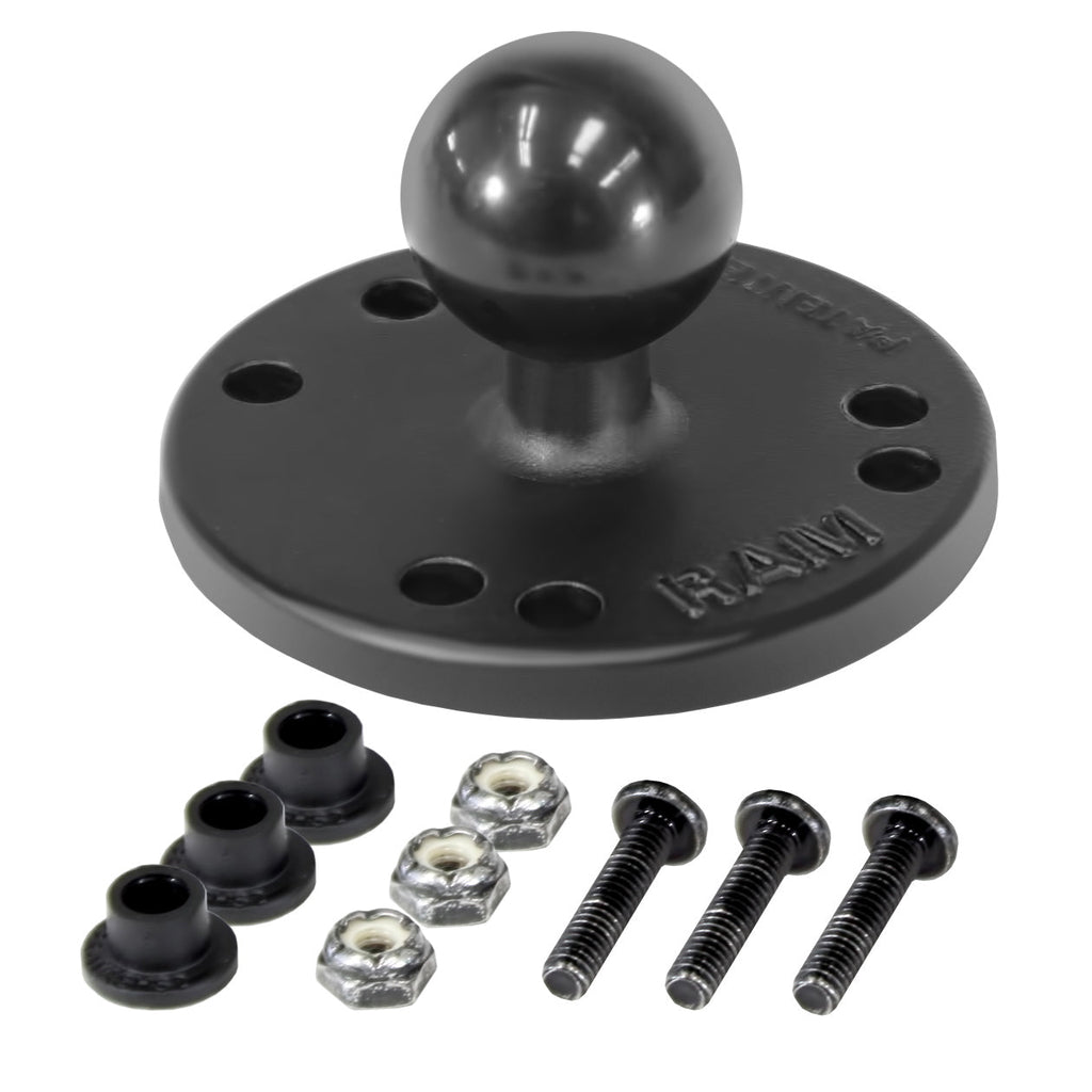 RAM-B-202U-RYM1:RAM-B-202U-RYM1_1:RAM® Ball Adapter with Hardware for Raymarine Dragonfly - B Size