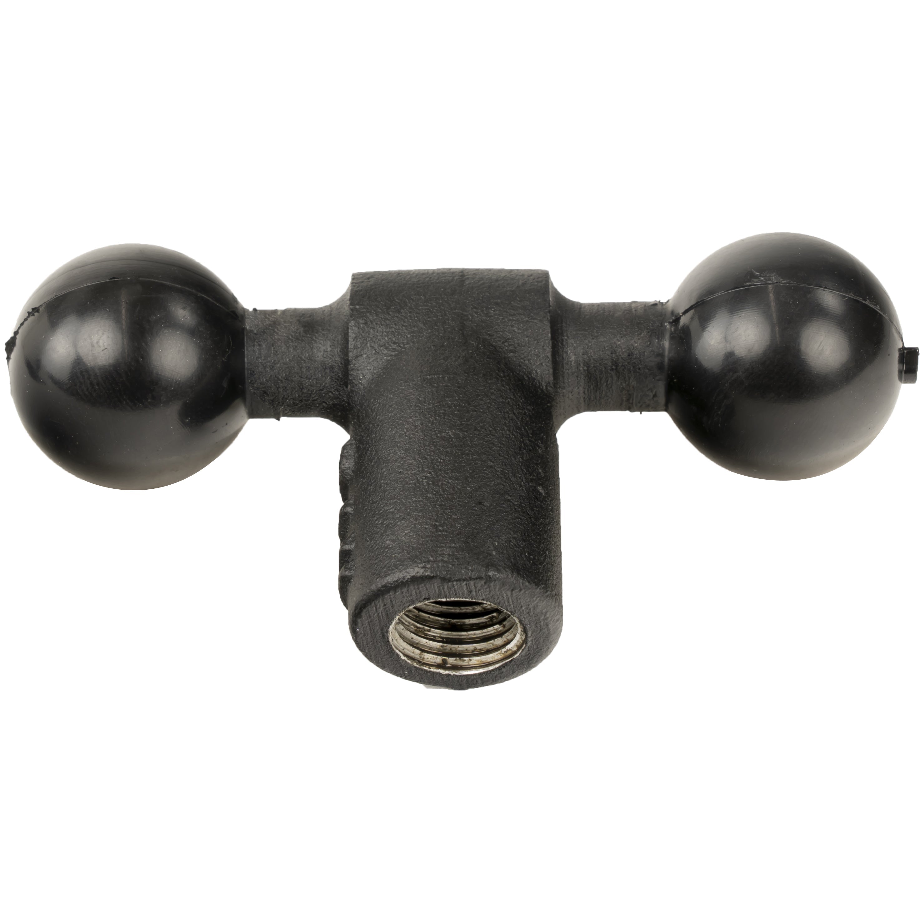 RAM-B-217-1U:RAM-B-217-1U_1:RAM® Dual Ball Base with 1/4" NPT Female Threaded Hole