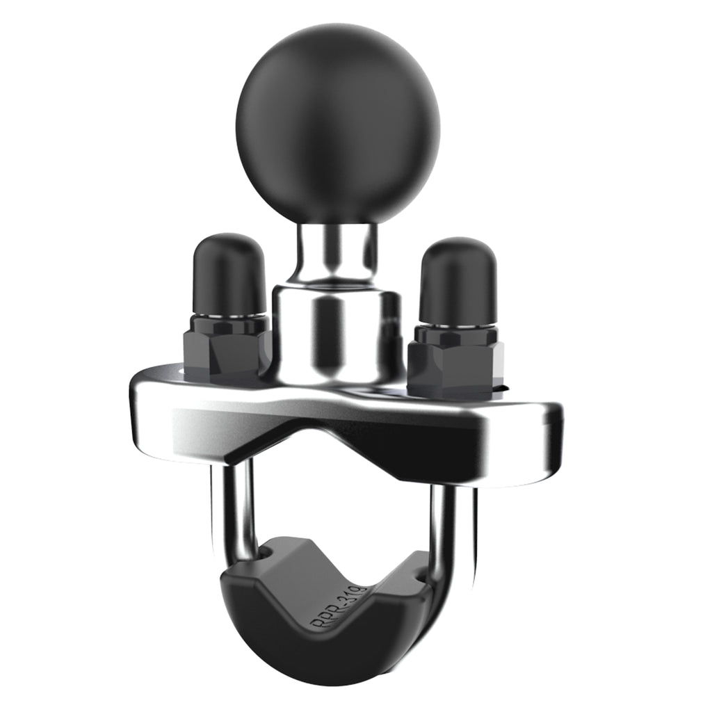 RAM-B-231CHU:RAM-B-231CHU_1:RAM® Chrome Handlebar U-Bolt Base for Rails 0.5" to 1" in Diameter