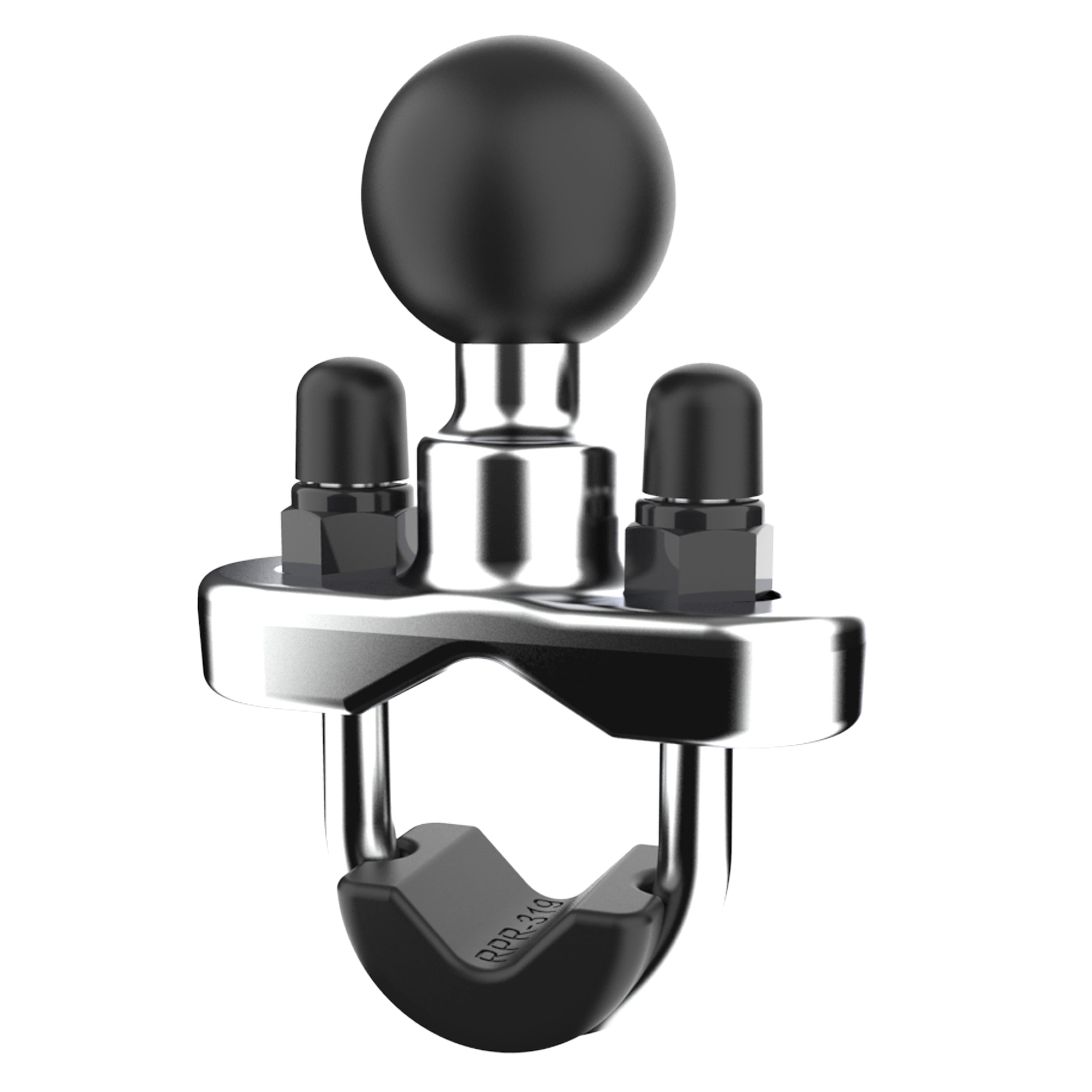 RAM-B-231CHU:RAM-B-231CHU_1:RAM® Chrome Handlebar U-Bolt Base for Rails 0.5" to 1" in Diameter