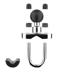 RAM-B-231CHU:RAM-B-231CHU_1:RAM® Chrome Handlebar U-Bolt Base for Rails 0.5" to 1" in Diameter
