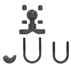 RAM-B-231ZU:RAM-B-231ZU_1:RAM® Handlebar U-Bolt Base for Rails 0.5" to 1.25" in Diameter - B Size