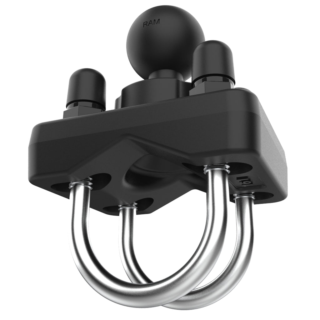 RAM-B-235U:RAM-B-235U_1:RAM® Double U-Bolt Ball Base for 1" - 1.25" Rails - B Size