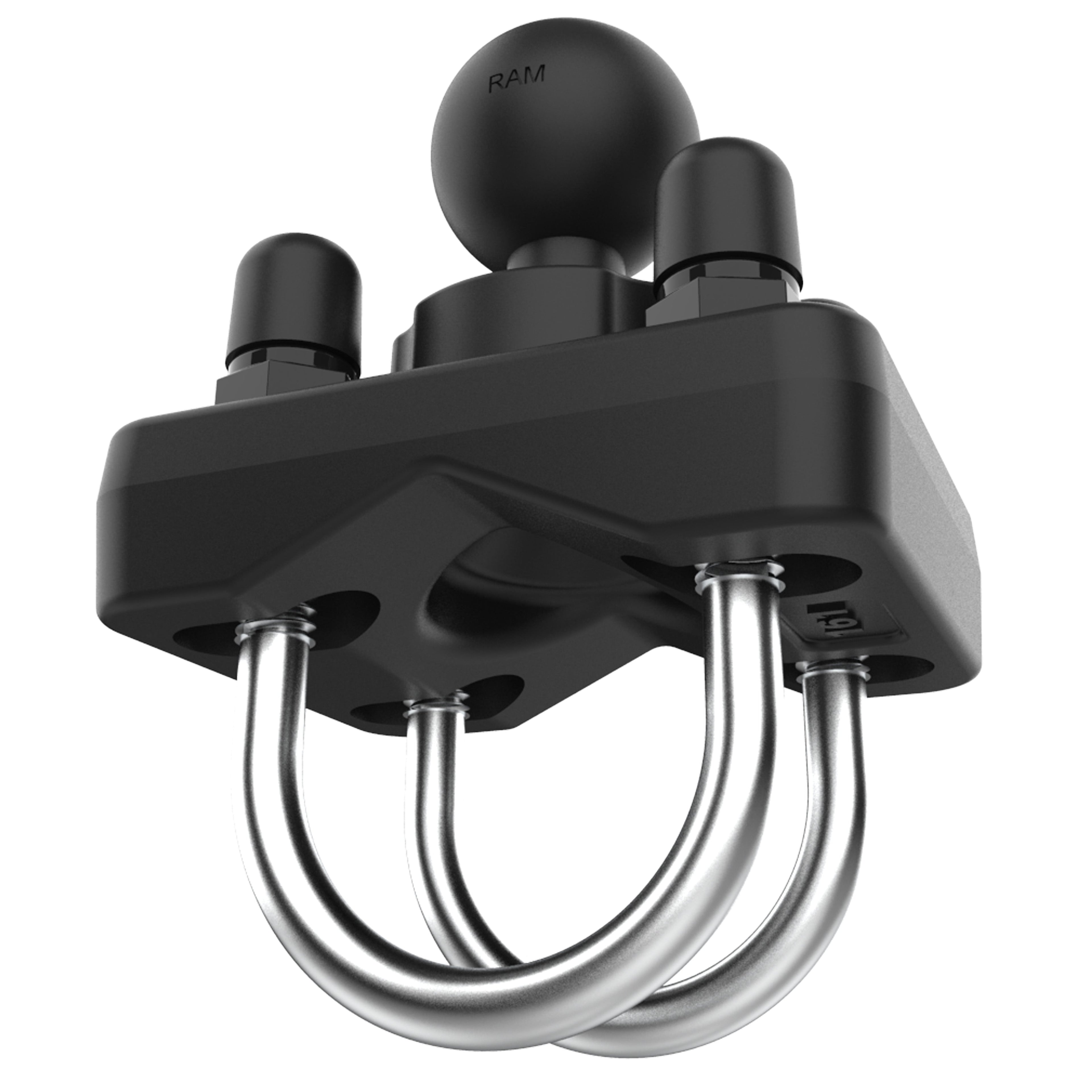 RAM-B-235U:RAM-B-235U_1:RAM® Double U-Bolt Ball Base for 1" - 1.25" Rails - B Size