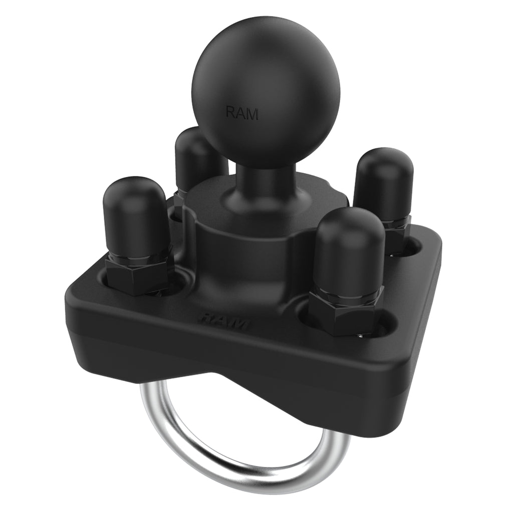 RAM-B-235U:RAM-B-235U_1:RAM® Double U-Bolt Ball Base for 1" - 1.25" Rails - B Size