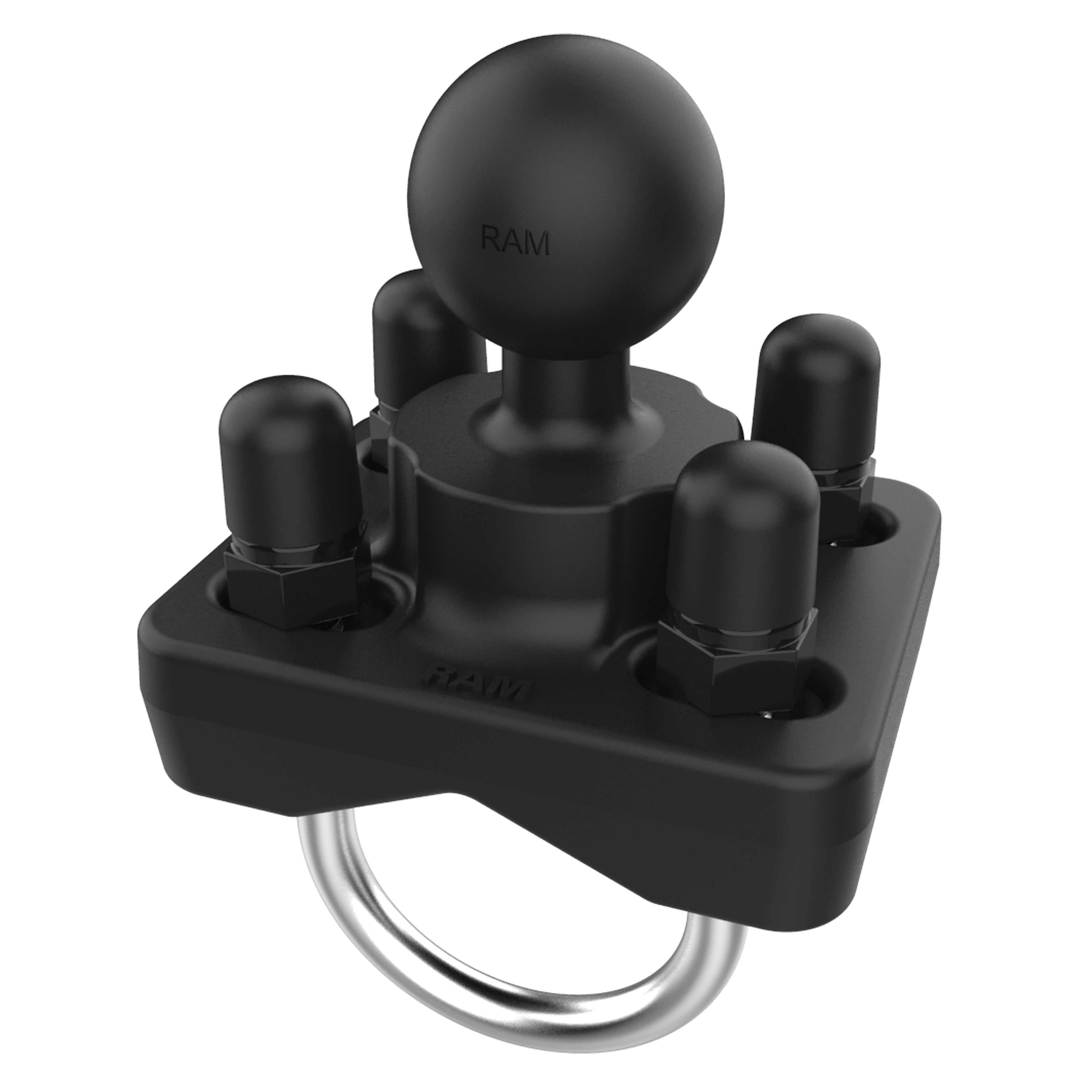 RAM-B-235U:RAM-B-235U_1:RAM® Double U-Bolt Ball Base for 1" - 1.25" Rails - B Size