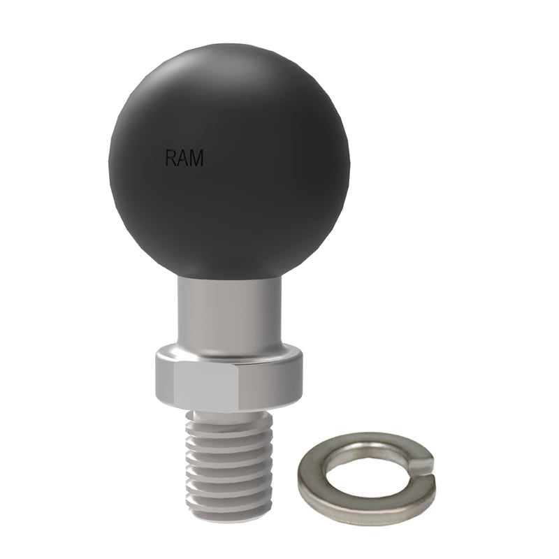 RAM-B-236U:RAM-B-236U_1:RAM® Ball Adapter with 3/8"-16 Threaded Post & Lock Washer - B Size
