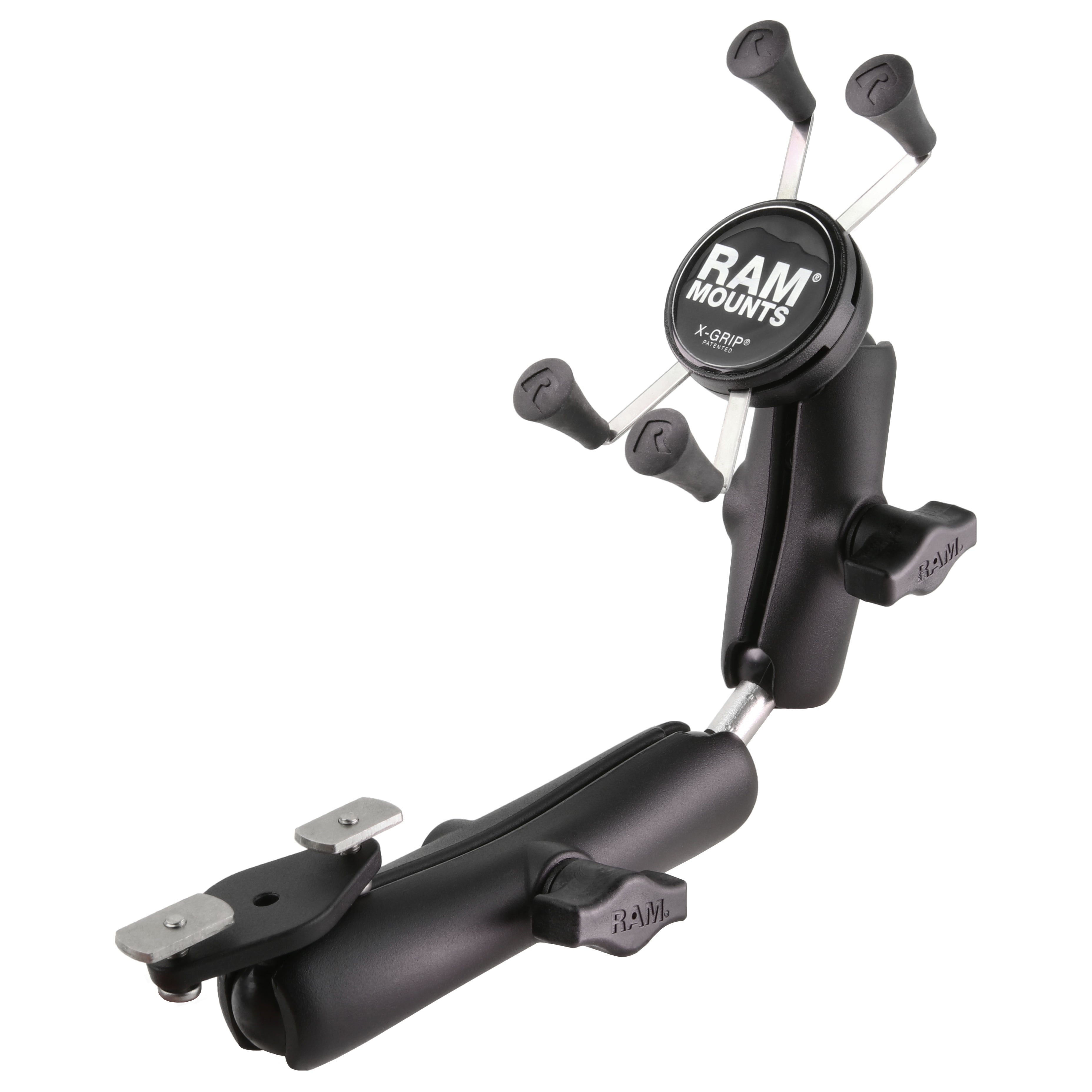 RAM-B-238-WCT-2-UN7:RAM-B-238-WCT-2-UN7_1:RAM® X-Grip® Phone Mount for Wheelchair Armrests 