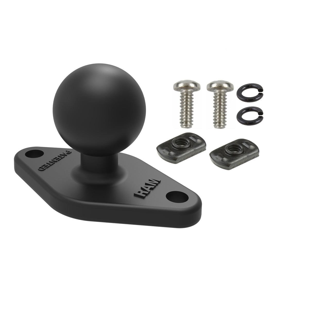 RAM-B-238U-INT1:RAM-B-238U-INT1_1:RAM® Diamond Ball Base with Mounting Hardware