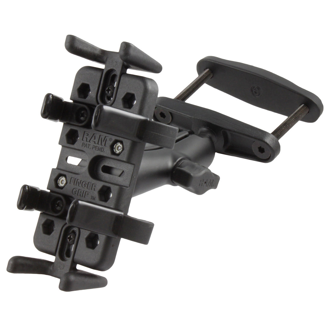 RAM-B-247-3-UN4U:RAM-B-247-3-UN4U_1:RAM® Finger-Grip™ Universal Holder with 3" Square Post Clamp Mount