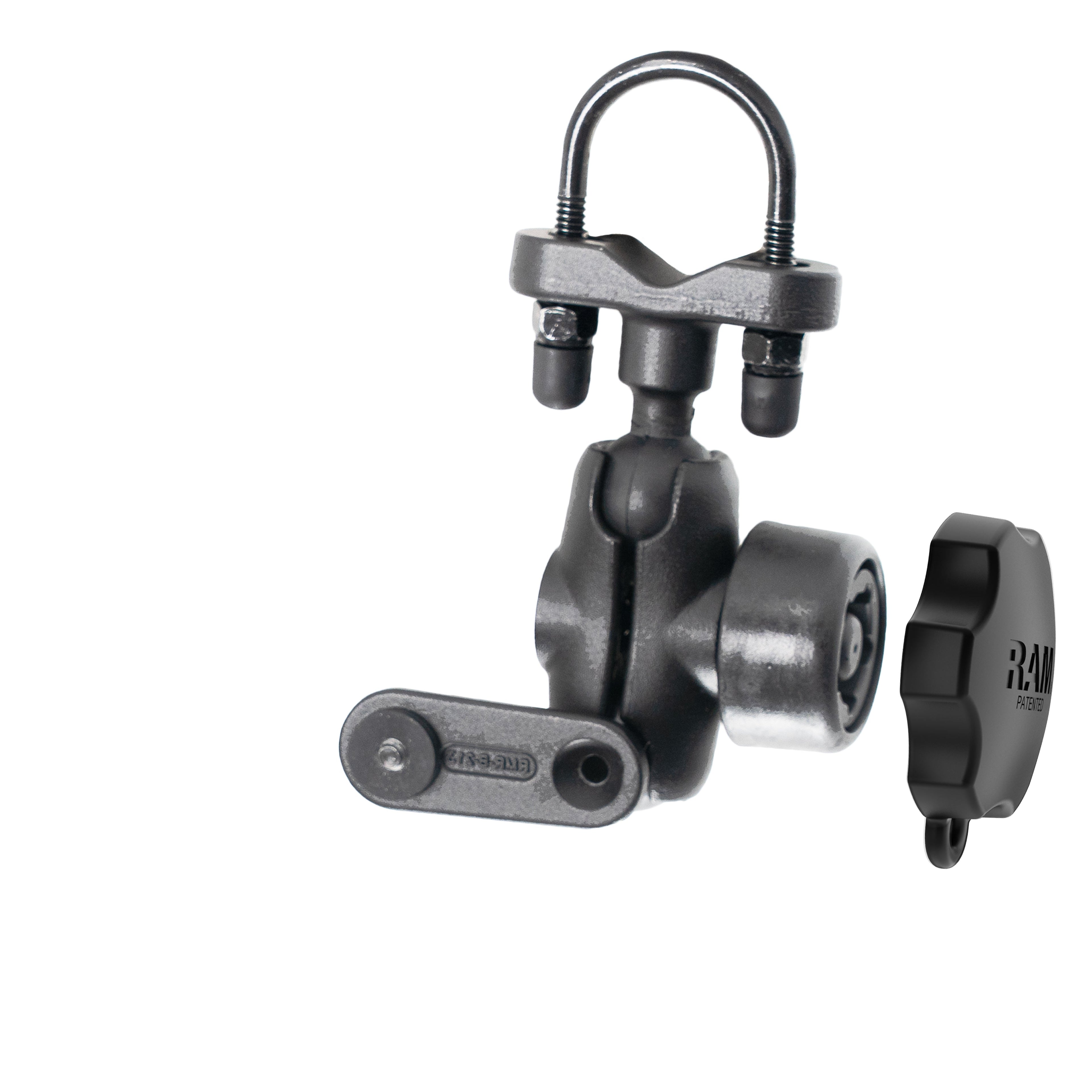 RAM-B-252-A-201U-MTV1:RAM-B-252-A-201U-MTV1_1:RAM® Rearview Mirror U-Bolt Mount for Motive Dashcam