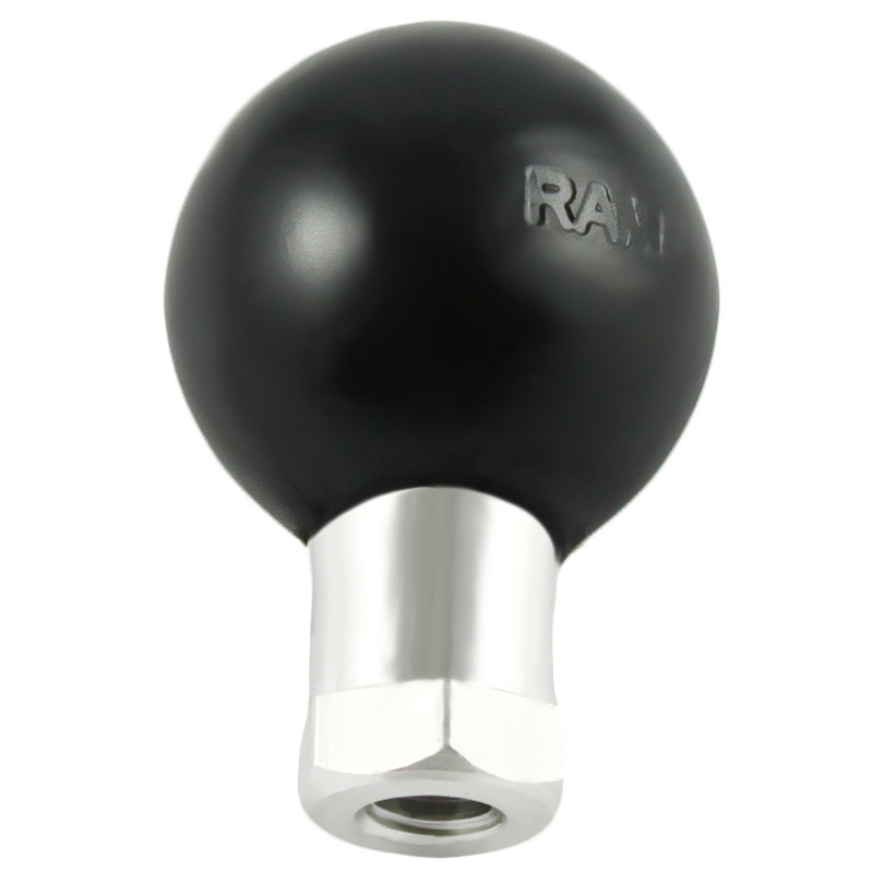 RAM-B-273SS-M6U:RAM-B-273SS-M6U_1:RAM® Stainless Steel Ball Adapter with M6 x 1 Threaded Female Hole