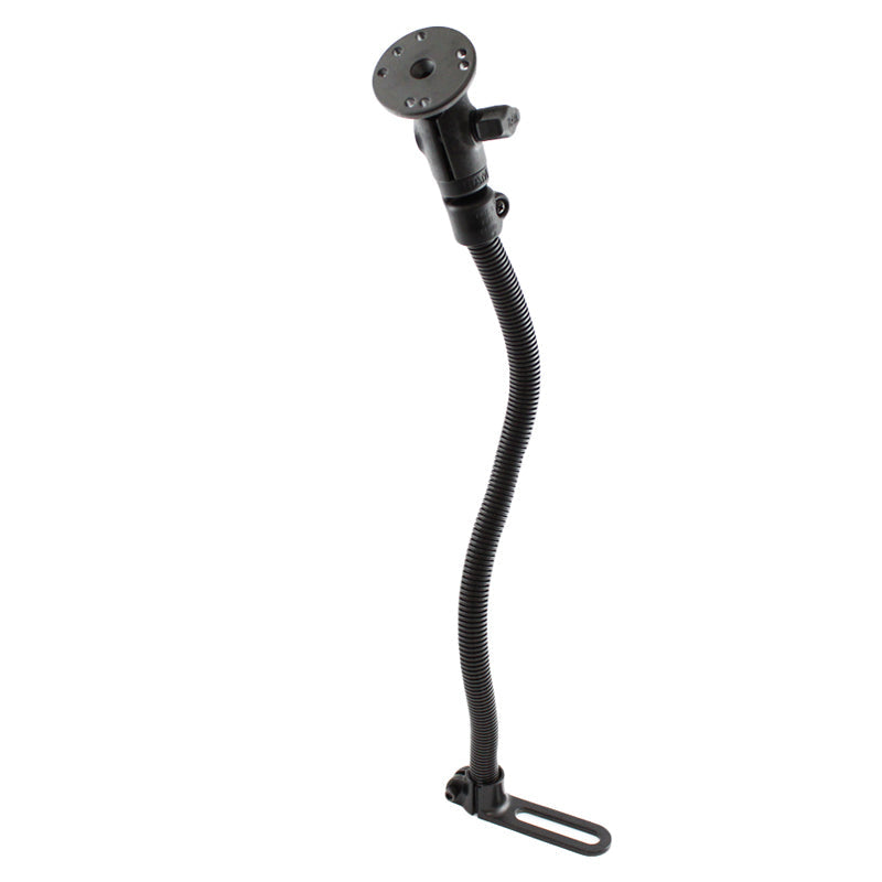 RAM-B-316-1-202U:RAM-B-316-1-202U_1:RAM® Pod™ I Vehicle Mount with 18" Aluminum Rod and Round Plate - B Size