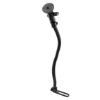 RAM-B-316-1-202U:RAM-B-316-1-202U_1:RAM® Pod™ I Vehicle Mount with 18" Aluminum Rod and Round Plate - B Size