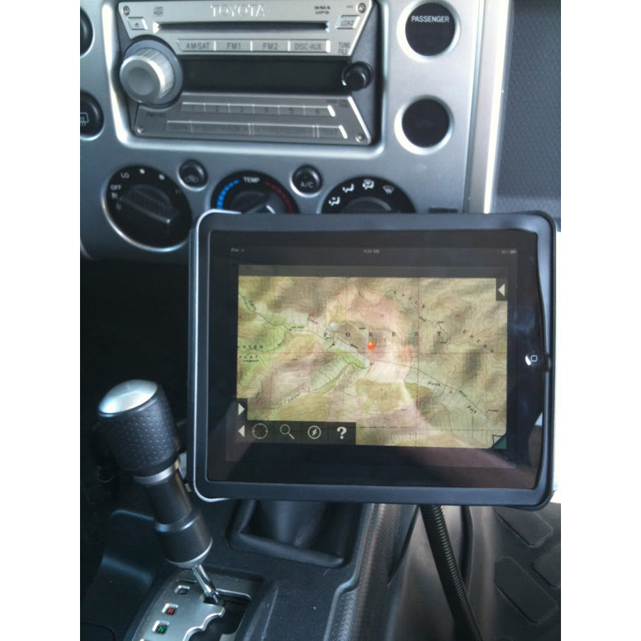 RAM-B-316-1-TAB3:RAM-B-316-1-TAB3_1:RAM® Tab-Tite™ with RAM® Pod™ I Vehicle Mount for iPad Gen 1-4 + More