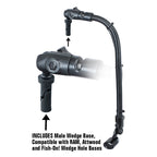 RAM-B-316-18-TRA1-354:RAM-B-316-18-TRA1-354_1:RAM® Transducer Mount with 18" Rod and Wedge Base for Hobie & Scotty