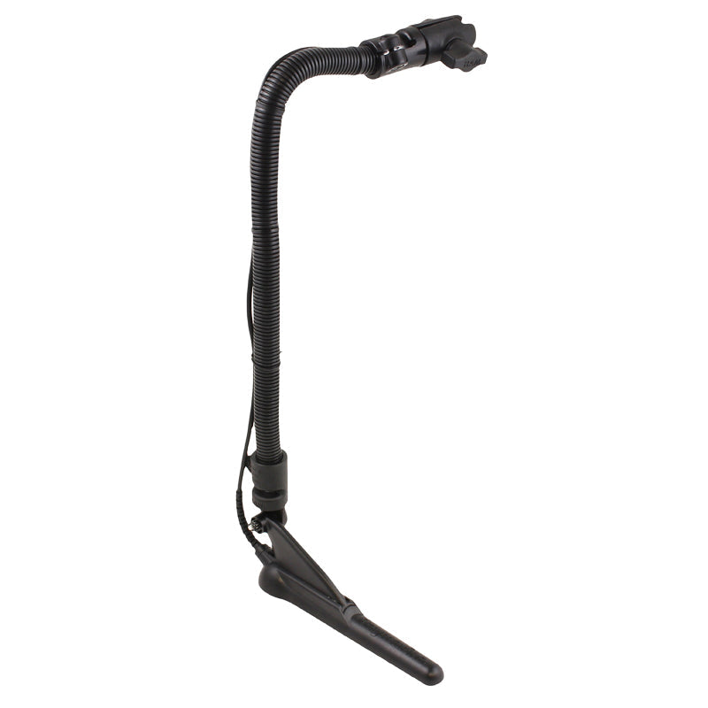 RAM-B-316-18-TRA1-NB:RAM-B-316-18-TRA1-NB_1:RAM® Transducer Mount with 18" Aluminum Rod and Socket Arm