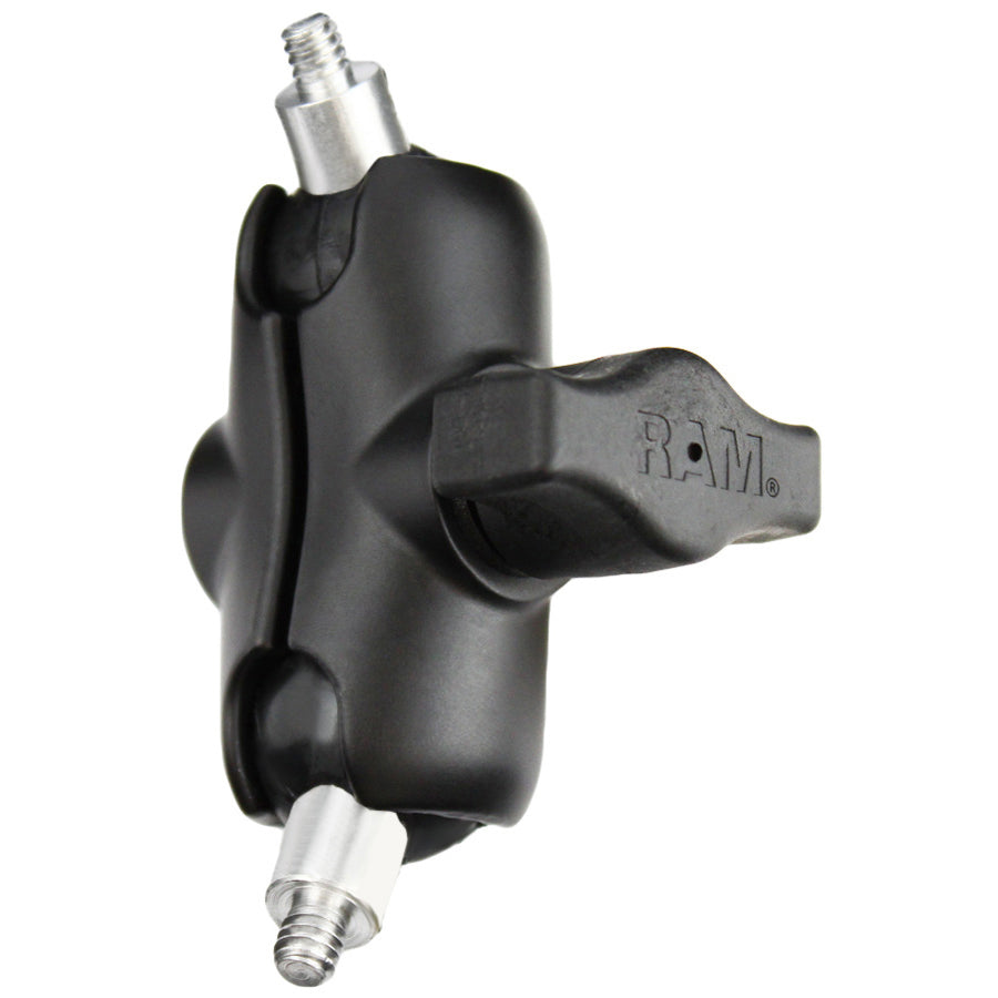 RAM-B-323-AU:RAM-B-323-AU_1:RAM® Double Ball Mount with Two 1/4"-20 Threaded Studs