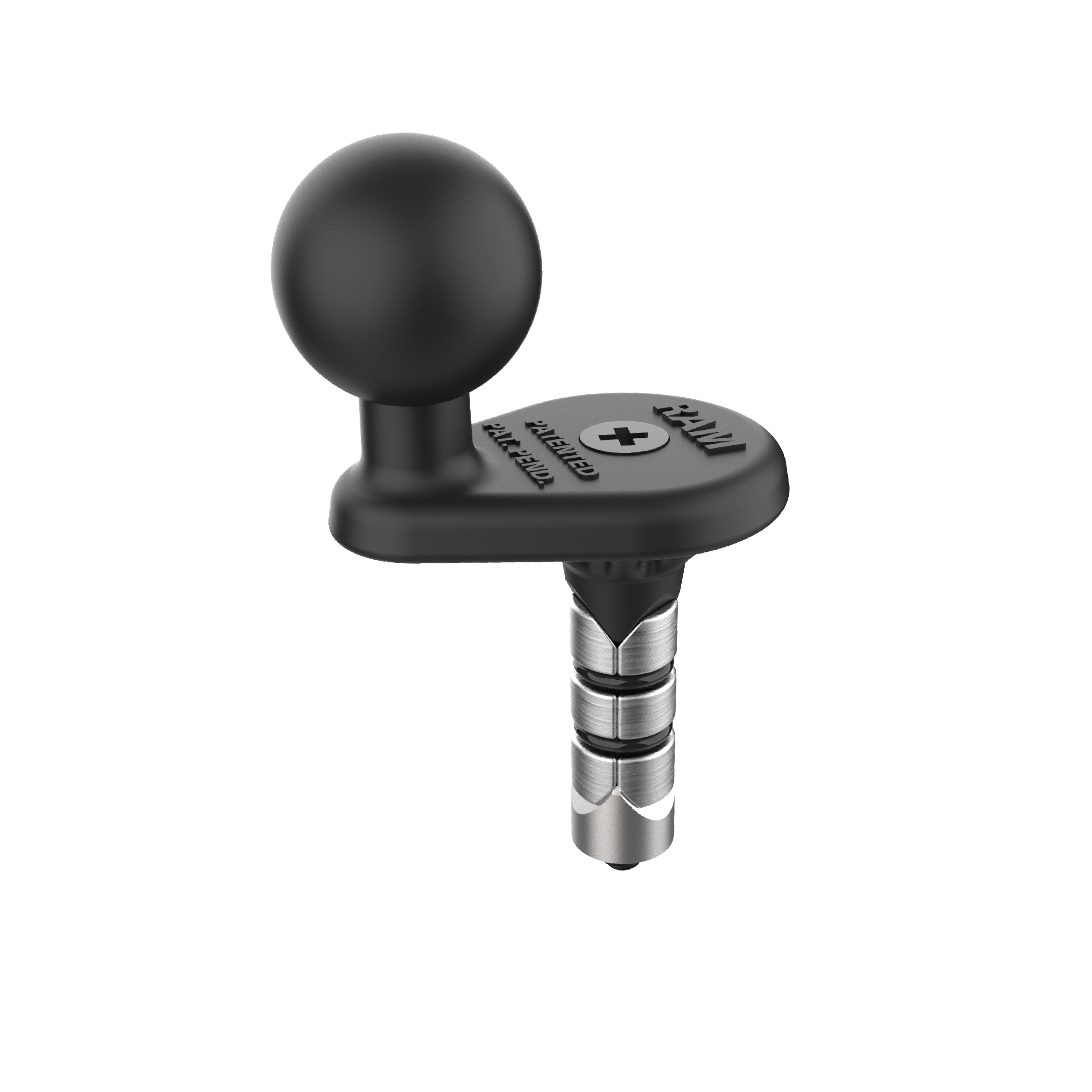 RAM-B-342W-1U:RAM-B-342W-1U_1:RAM® Motorcycle Fork Stem Wedge Ball Base - 12-18mm Holes