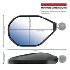 RAM-B-349-465RL:RAM-B-349-465RL_1:RAM® Tough-Mirror™ Kit with M10-1.25 Bases - Medium Arm