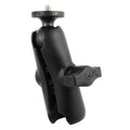RAM-B-366-201U:RAM-B-366-201U_1:RAM® Double Socket Arm with 1/4"-20 Action Camera Adapter