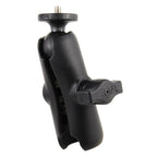 RAM-B-366-201U:RAM-B-366-201U_1:RAM® Double Socket Arm with 1/4"-20 Action Camera Adapter