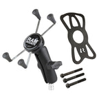 RAM-B-367-UN10U:RAM-B-367-UN10U_1:RAM® X-Grip® Large Phone Mount with Motorcycle Handlebar Clamp Base
