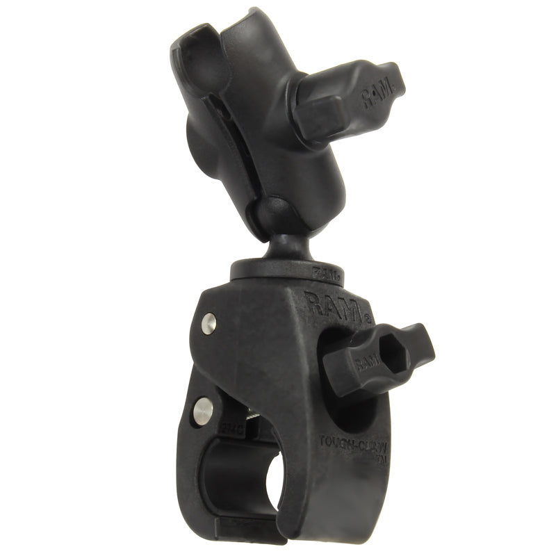 RAM-B-400-201-AU:RAM-B-400-201-AU_1:RAM® Tough-Claw™ Small Clamp Mount with Double Socket Arm
