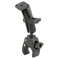 RAM-B-400-238U:RAM-B-400-238U_1:RAM® Tough-Claw™ Small Clamp Mount with Diamond Plate - Medium Arm