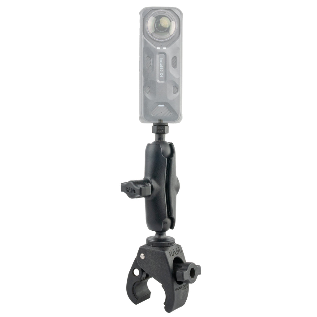 RAM-B-400-379-252025-RWU:RAM-B-400-379-252025-RWU_1:RAM® Tough-Claw™ Clamp Mount for Insta360