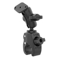 RAM-B-400-A-238U:RAM-B-400-A-238U_1:RAM® Tough-Claw™ Small Clamp Mount with Diamond Plate - Short Arm