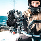 RAM-B-400-A-GOP1U:RAM-B-400-A-GOP1U_1:RAM® Tough-Claw™ Clamp Mount with Action Camera Adapter - Aluminum