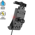 RAM-B-400-A-UN14W-V7M-1:RAM-B-400-A-UN14W-V7M-1_1:RAM® Quick-Grip™ 15W Waterproof Wireless Charging Mount with Tough-Claw™