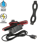 RAM-B-400-A-UN14W-V7M-1:RAM-B-400-A-UN14W-V7M-1_1:RAM® Quick-Grip™ 15W Waterproof Wireless Charging Mount with Tough-Claw™