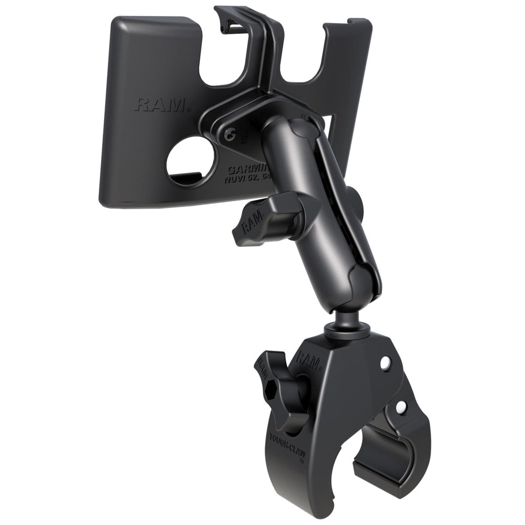 RAM-B-400-GA55U:RAM-B-400-GA55U_1:RAM® Tough-Claw™ Small Clamp Mount for Garmin nuvi 52, 54, 55, 56 & 58
