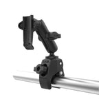 RAM-B-400-GA76U:RAM-B-400-GA76U_1:RAM® Tough-Claw™ Small Clamp Mount with Garmin Spine Clip Holder