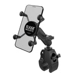 RAM-B-400-HOL-UN7BU:RAM-B-400-HOL-UN7BU_1:RAM® X-Grip® Phone Mount with RAM® Tough-Claw™ Small Clamp Base - Medium