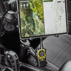 RAM-B-400-HOL-UN7BU:RAM-B-400-HOL-UN7BU_1:RAM® X-Grip® Phone Mount with RAM® Tough-Claw™ Small Clamp Base - Medium